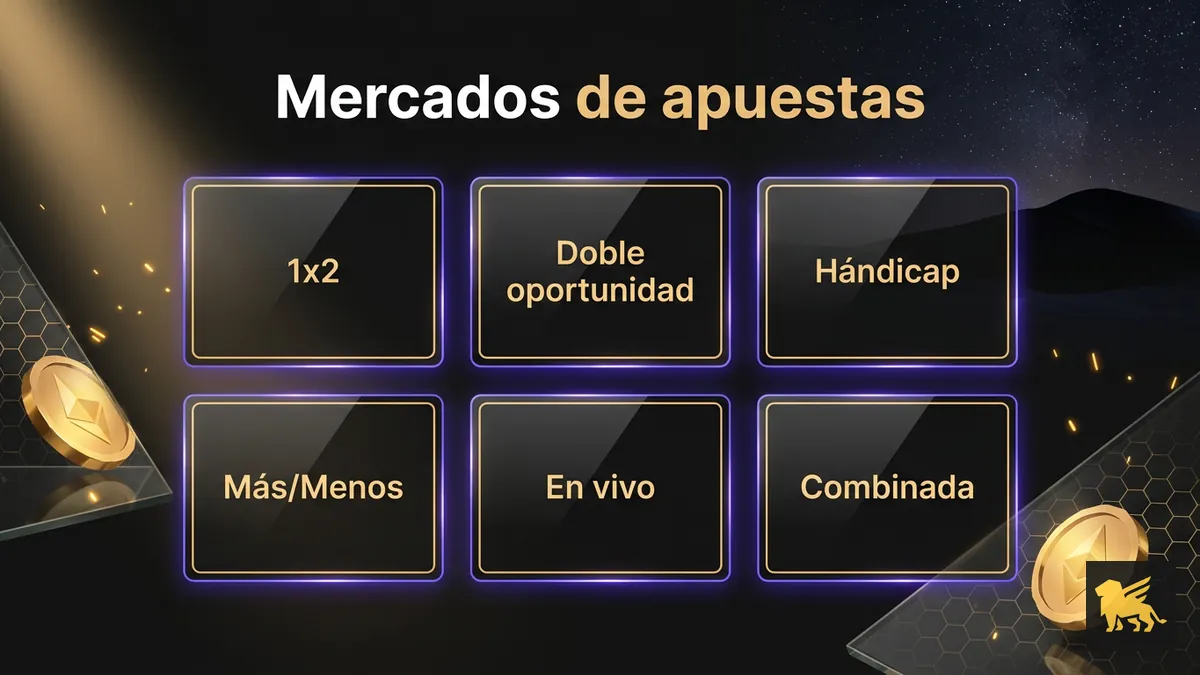 Mercados de apuestas deportivas en Fairspin: 1x2, hándicap y más/menos